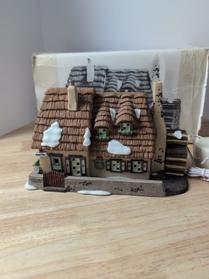 Dept 56 The Christmas Carol Cottage #58339 W/Lite Cord No Solution Not Tested 