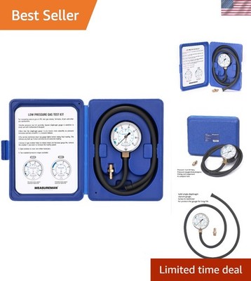 Portable Gas Pressure  Kit - 0-35'' W.C. Includes Rubber Hose & Brass Fitting