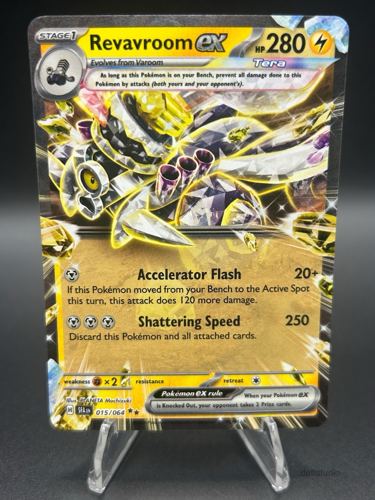 • Revavroom ex • 015/064 Double Rare SV Shrouded Fable Holo Pokemon TCG NM