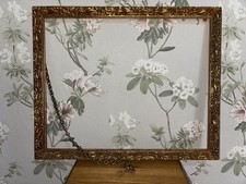 Antique Vintage Ornate Gilt Wood & Gesso Gold Leaf Picture Frame Fits 40cm X 32