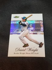 2007 Topps Finest • ROOKIE FINEST MOMENTS #RFM-DW • REFRACTOR • DAVID WRIGHT