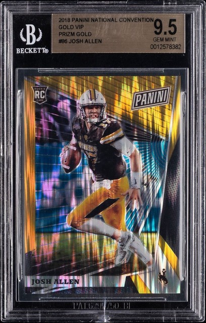 Josh Allen 2018 Panini Prizm Gold
