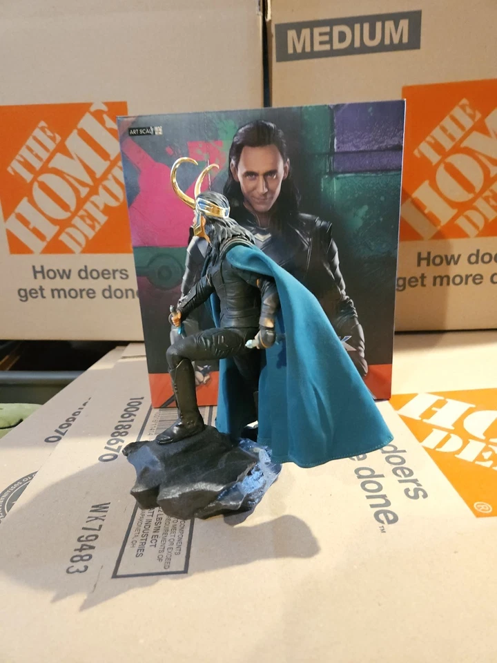 Figura Estatua Iron Studios Loki Thor Ragnarok Marvel Avengers MCU Mega Rara 1:10 Foto 2 de 4