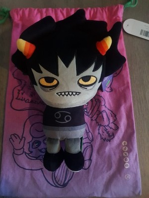 Homestuck Karkat Vantas Makeship Plüschtier mit Etikett und Tasche