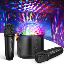 Maquina De Karaoke Bluetooth Luces LED Regalo Para Ni os Y Adultos Fiesta Casa