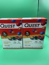 24 Pack Quest Coated Candy Chocolatey Peanut High Protein Candy