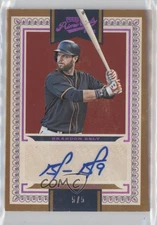 2016 Panini Prime Cuts Base VI Auto Holo Red 5/5 Brandon Belt #192 Auto 0b0