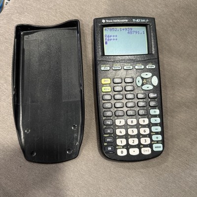 Texas Instruments Calculator Ti-82 Stats Graphical Calculator Tested & Working