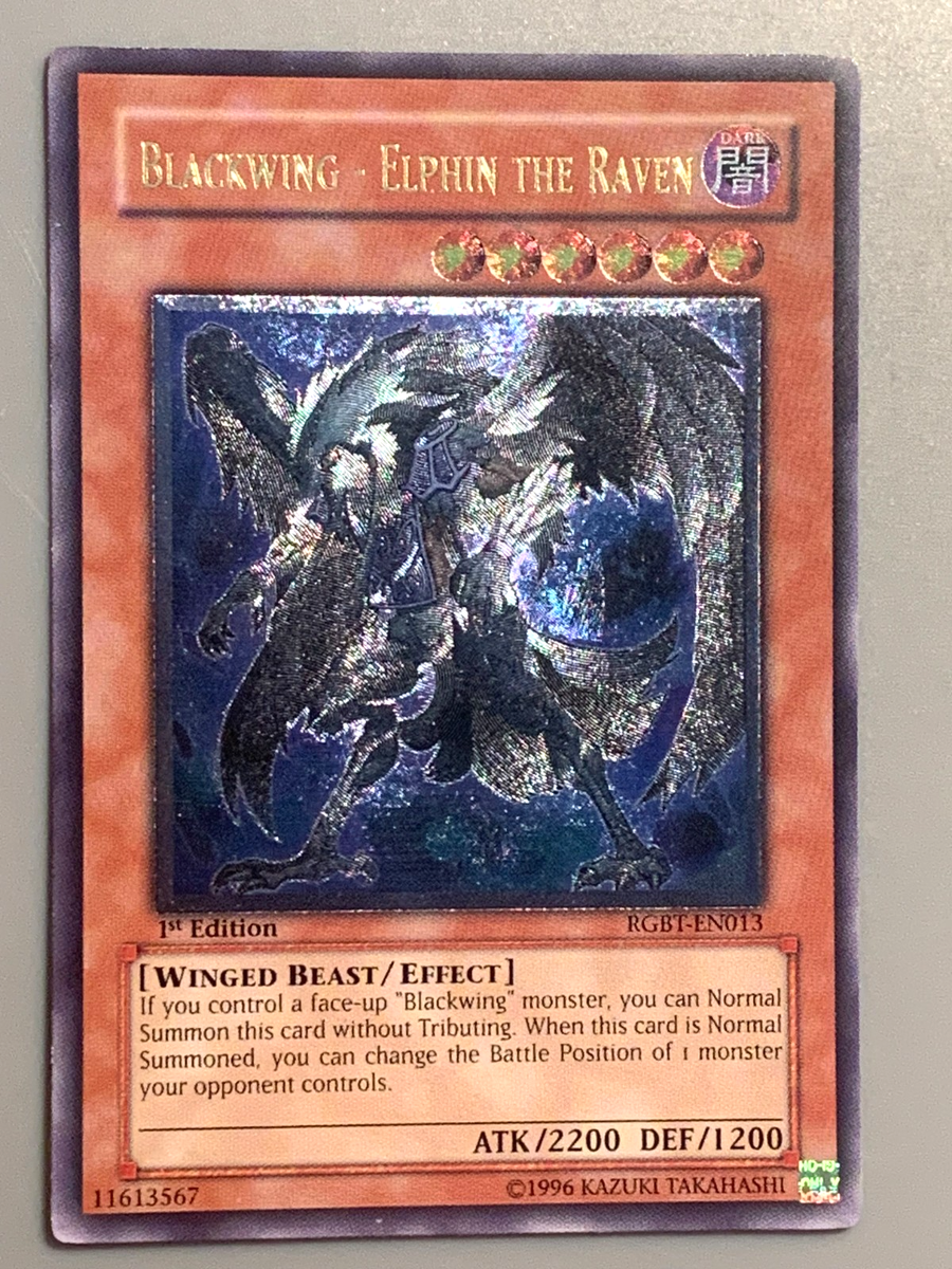 yugioh Blackwing - Elphin the Raven RGBT-EN013 Ultimate 1st