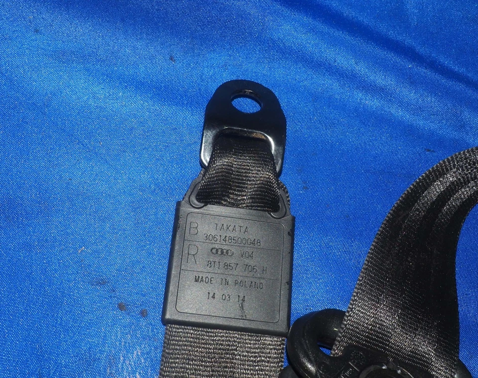 Audi A5 S5 RS5 2008-2017 cupé pasajero delantero derecho cinturón retractor fabricante de equipos originales Foto 4 de 4