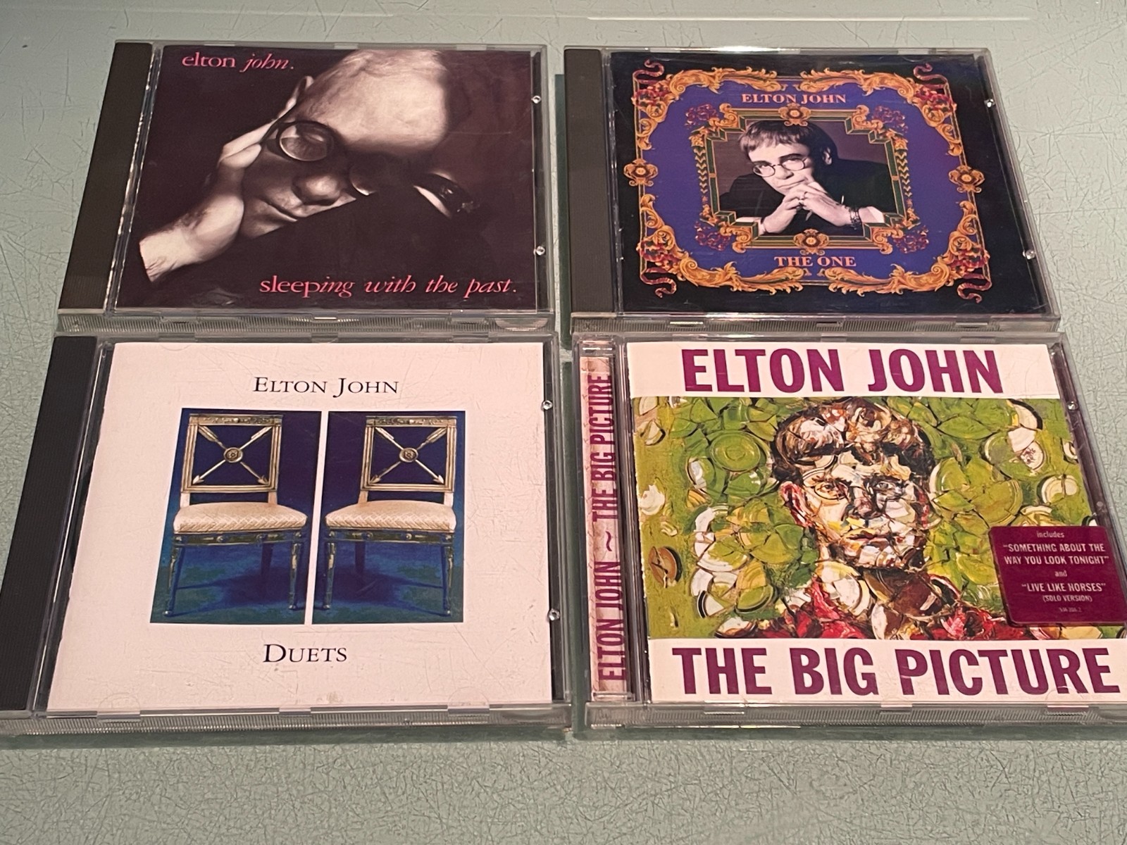 Elton John - 4 CD's - The One - Duets - The Big Picture - Sleeping With The Past
