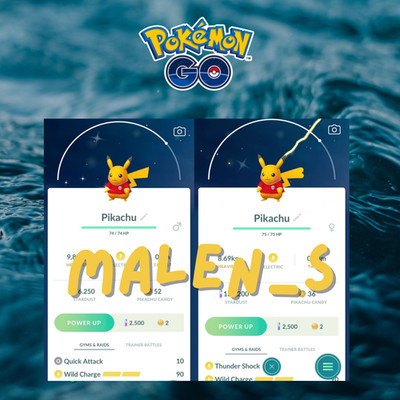 Pokémon Go  Shiny Pikachu wearing an Indonesia football jersey -Trade or PTC 