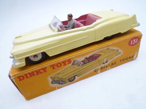 VINTAGE DINKY TOYS 131 CADILLAC ELDORADO TOURER IN ORIGINAL BOX 1956