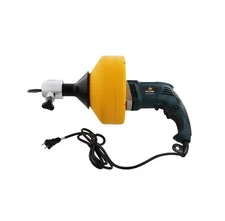 Steel Dragon Tools 62A Drain Cleaning Machine with 5/16" x 35' Snake Cable