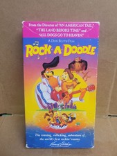 Rock-A-Doodle (VHS, 1999) Animated Don Bluth Film