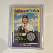 Topps 2024 Heritage Clubhouse Relics Zac Gallen CCR-ZG Game-Used Diamondbacks