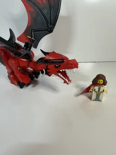 LEGO Castle Red Dragon And Queen 70403 Dragon Mountain. Please Read Description