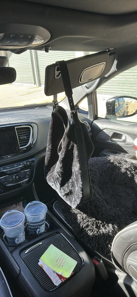 ~LA*CANADIENNE*NEW*Blk*Shearling*Hobo*ToteBag…*Retails$525.00… - Image 2 of 4
