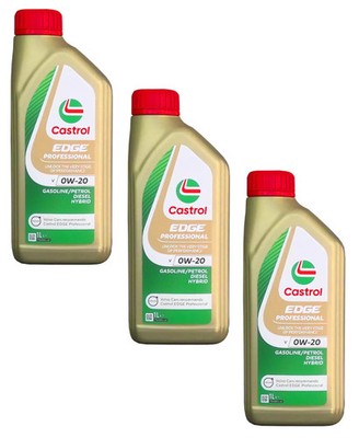3x1L Castrol EDGE Professional V 0W-20 VOLVO Motoröl FST TITANIUM VCC RBS0-2AE