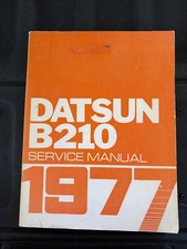 1977 Datsun B210 Service Shop Repair Maintenance Manual