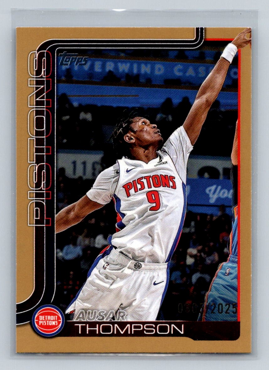 2025-26 Topps #44 Ausar Thompson Gold #/2025