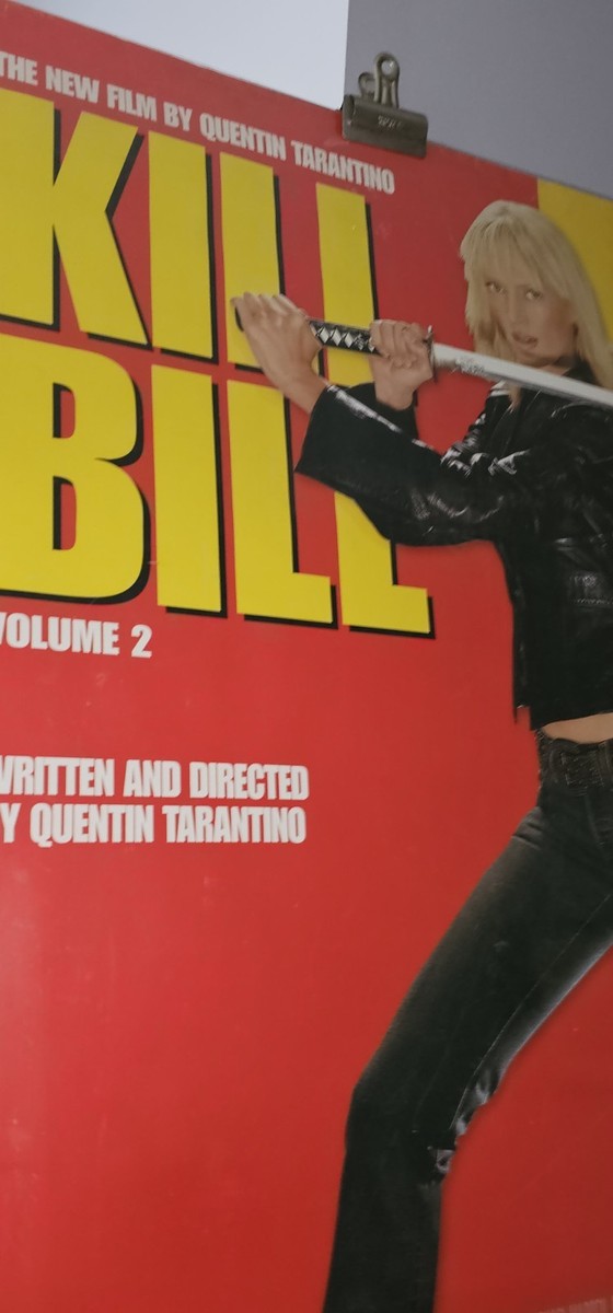 Kill Bill Volume 2 Movie Promo Poster For DVD Video Release J5915