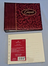 Hallmark Refillable Guest Book Maroon Wedding Party Special Occasion + Refill Pk