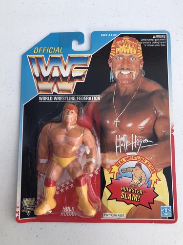 1992 Vintage WWF WWE Hasbro Hulk Hogan MOC Figure�...