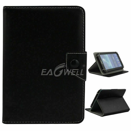 Custodia supporto pelle folio modello universale per tablet Android 7" 8" 10,1" - Foto 19 di 98