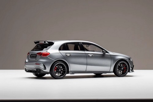 NZG 1/18 Scale Mercedes-Benz AMG A45 S 2023 Grey Diecast Car Model - Picture 6 of 6