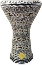 Neu! Gawharet El Fan Classic 17" Perlmutt Darbuka Drum Percussion