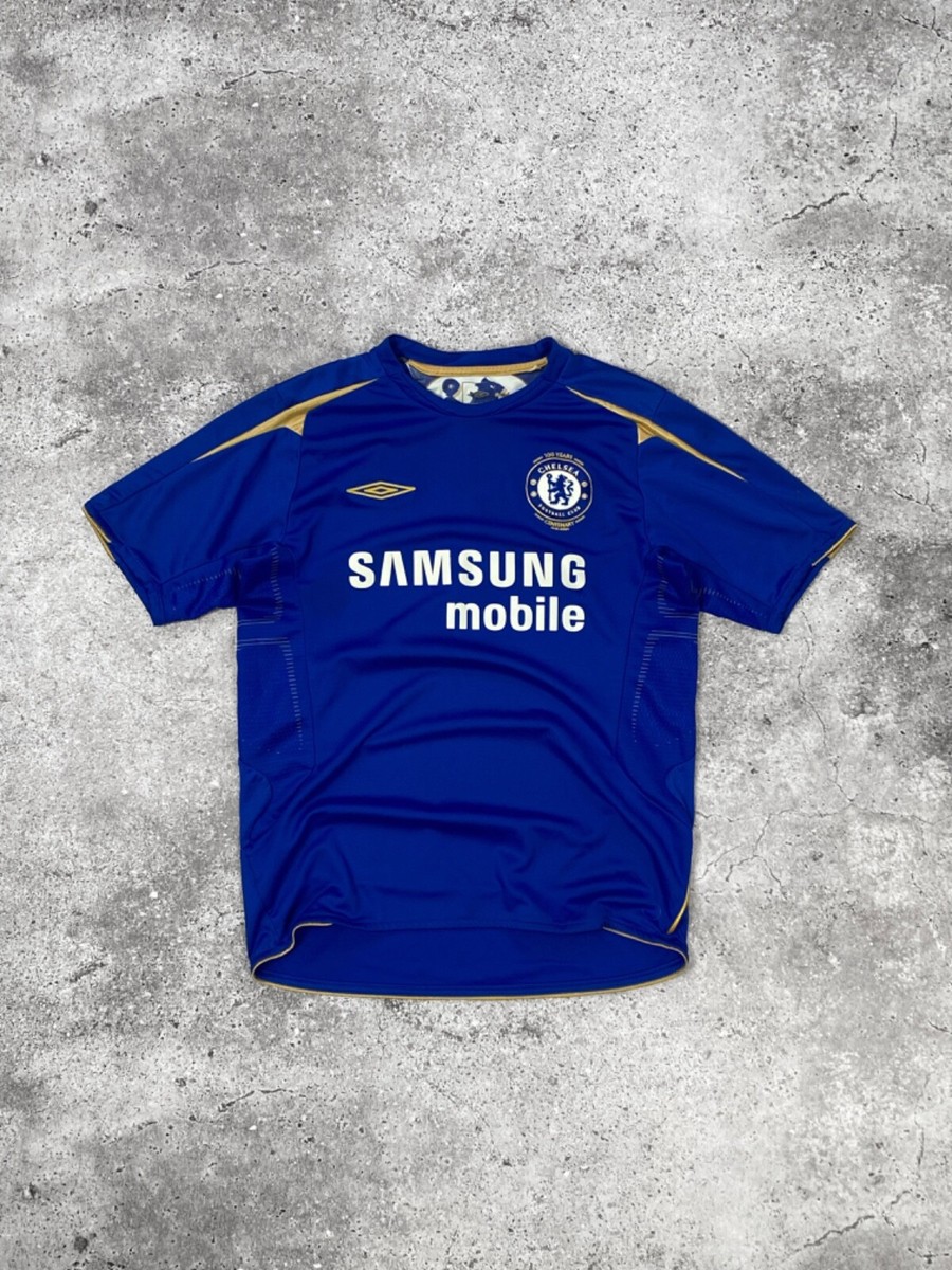 Chelsea FC Football Shirt Size M Shorts 2005-2006 100 years Umbro