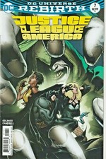 JUSTICE LEAGUE OF AMERICA #7  DOUG MAHNKE VARIANT  REBIRTH  DC  2017  NICE!!!