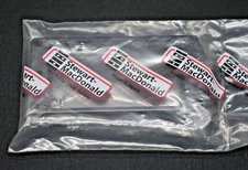 StewMac Flat Bottom Black Humbucker Pickup Rings - Tall - New In Package