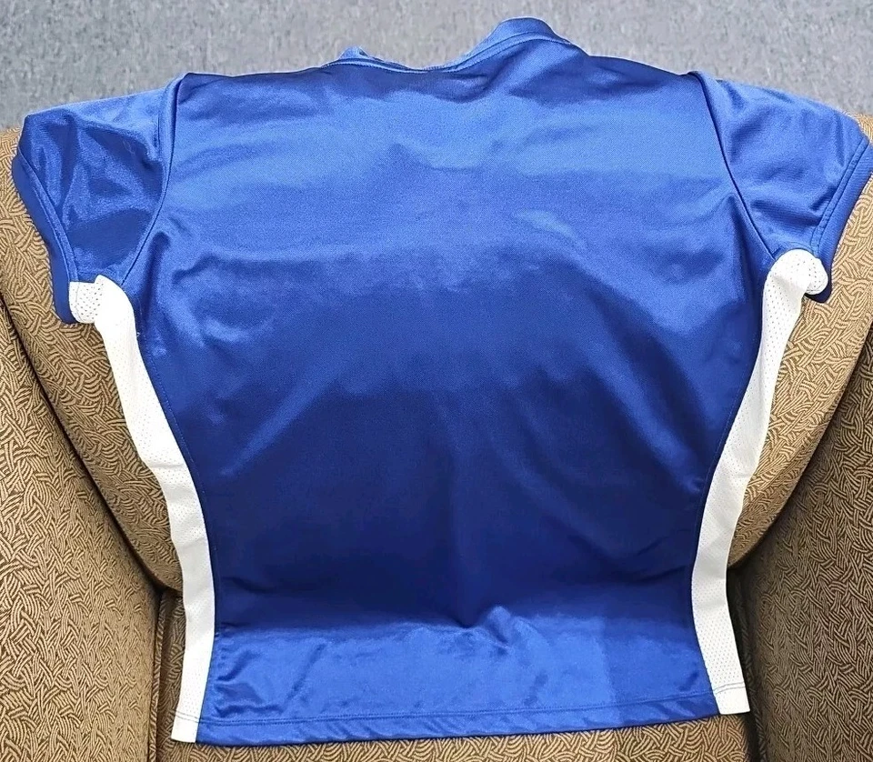 Ropa del equipo de la NFL Jersey Indianapolis Colts Mujer M Camisa Azul Con cordones Cuello en V Foto 3 de 3