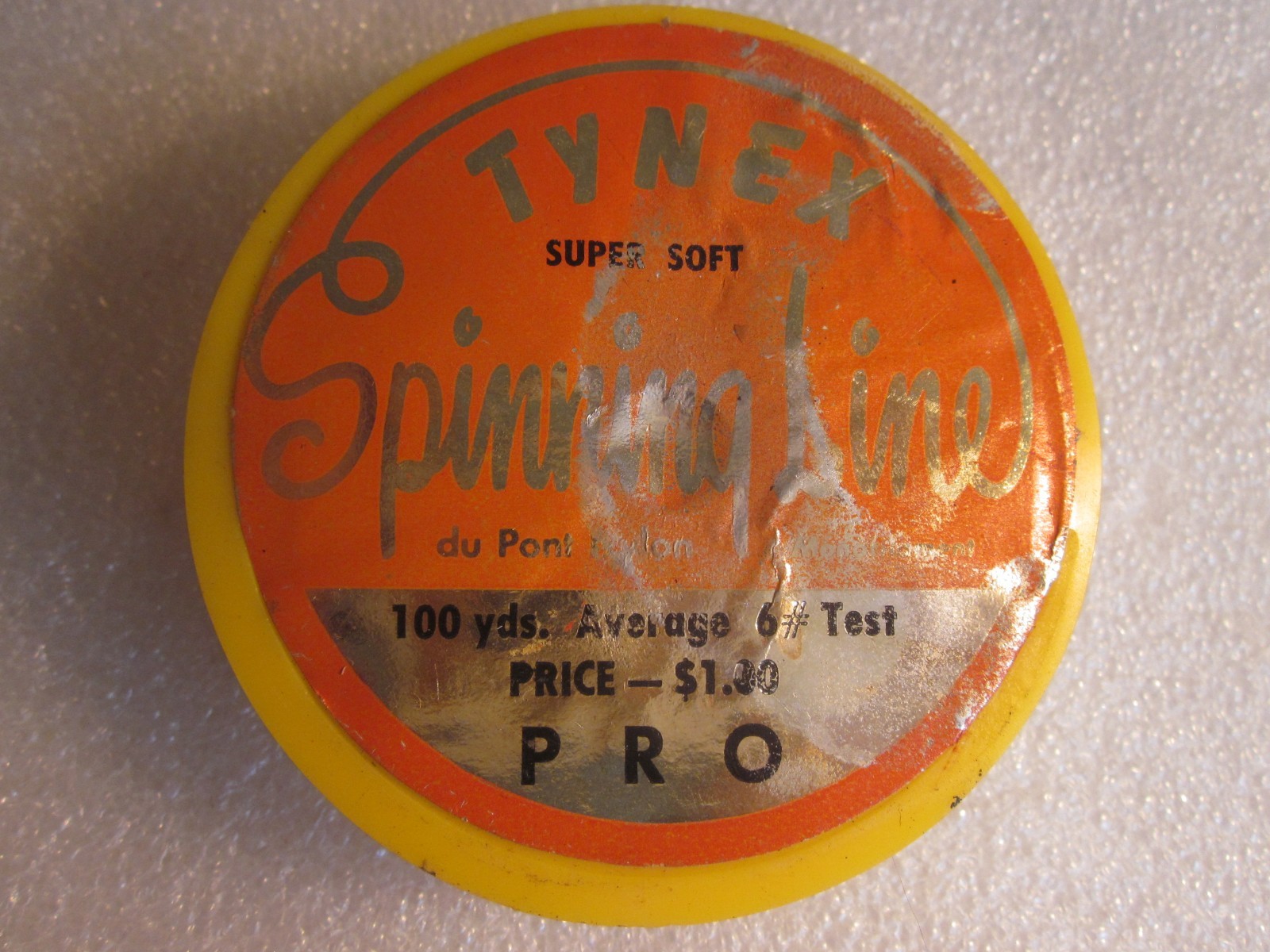 1960's VINTAGE Tynex Nylon Fishing Line DuPont Super Soft 6 test