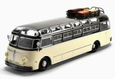 ISOBLOC 648DP MODELLBUS MASSSTAB 1:43 IXO FRANKREICH 1955 REISEBUS