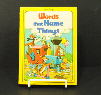 Walt Disney Productions Words That Name Things Book 1976 Learning Vocabulary