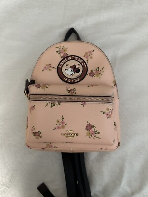 DISNEY X COACH MINI CHARLE BACKPACK WITH MINNIE MOUSE MOTIF Coach F29354 Disney Minnie Mouse Charlie Backpack Gift  main image 2
