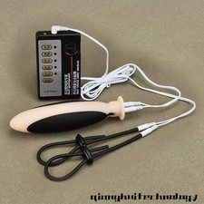 Shock Control Kit E-Stim all/Large Plug 2 Ring Men Therapy Device Sets