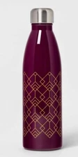 New 17.5oz Double Wall Stainless Steel Bottle Magenta - Room Essentials