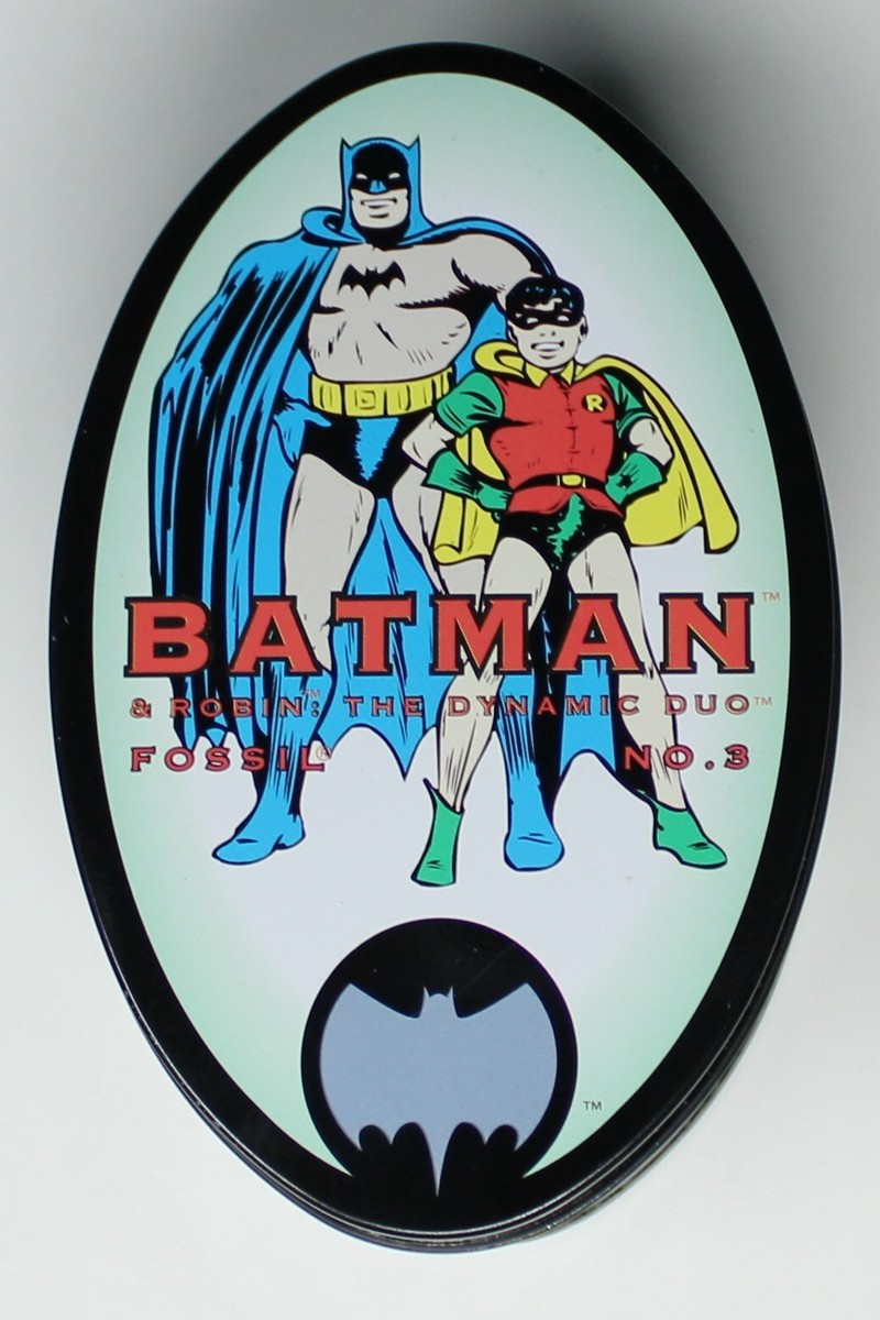 バットマン BATMAN FOSSIL NO.3 LIMITED EDITION Limited Edition Batman No. 3 Fossil Watch - W/ Certificate
