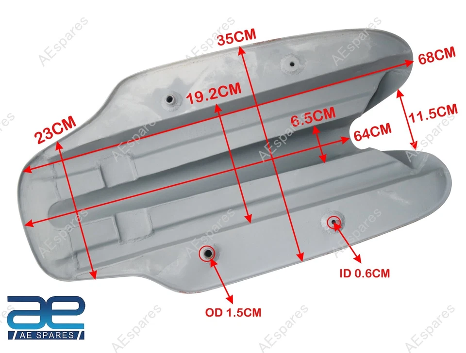 Tanque de gasolina de acero crudo para Ducati 750ss 900ss @UK Foto 2 de 4