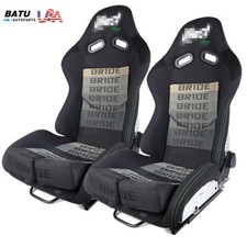1pair Bride Seats Low Max Jdm Racing Seatsfiberglass Back Cushionsliders