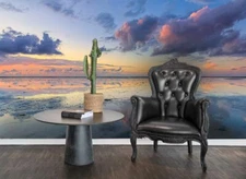 3D Sea Beach Wallpaper Wall Mural Removable Self-adhesive Sticker 616