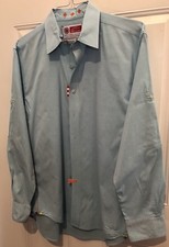 Robert Graham Mens Large Dress Shirt Freshly Laundered Great Detailing
