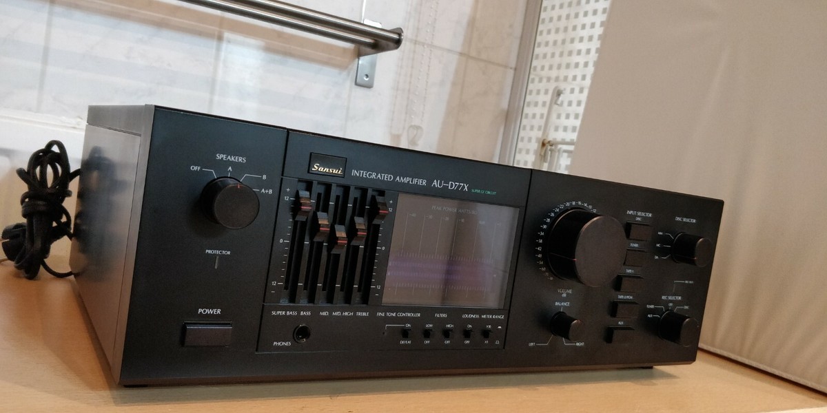 Sansui AU-D77X Stereo Integrated Amplifier (1983-84) | eBay