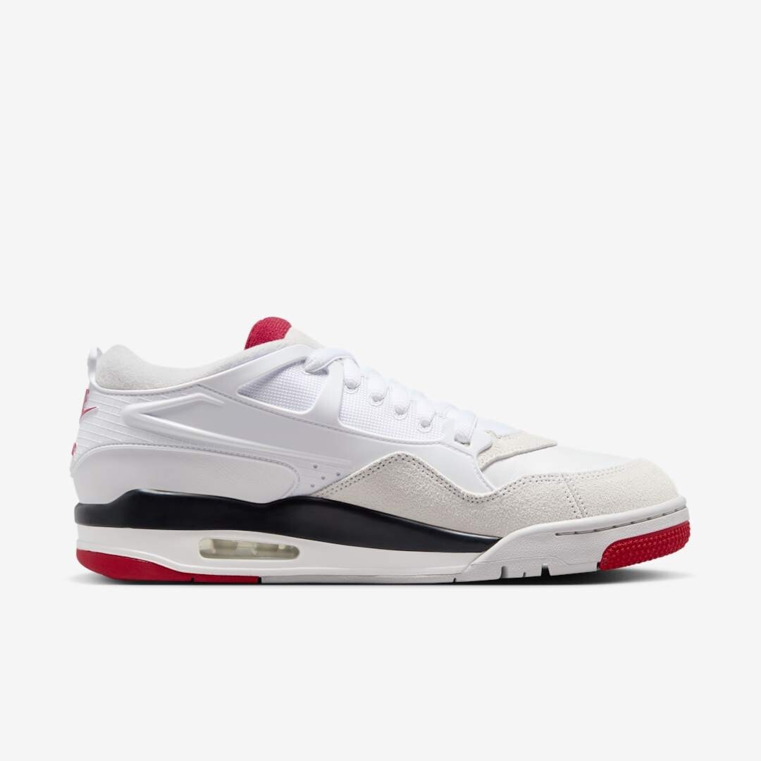 Size 11.5 - Air Jordan 4 RM White Fire Red for sale online  display picture 2
