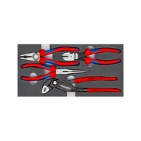 Knipex Zangen-Set In Schaumstoffeinlage 4 Teilig Kombizange Cobra 002001V15