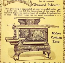 Weir Glenwood Cooking Range 1897 Advertisement Victorian Wood Stove ADBN1ppp